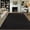 A-Black, variant on PureCozy 8'x10' Large Solid Area Rugs for Living Room Bedroom Dining Room Farmhouse Office Modern Soft Fluffy Non-Slip Washable Contemporary Dark Gray Rugs Carpets, Dark Gray