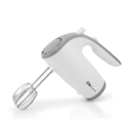 Elite Cuisine EHM-003X 5-Speed Hand Mixer with Beater Storage