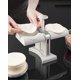 thumbnail image 3 of Household Double Head Dumpling Maker Mould - Stainless Steel Dumpling Maker, Easy-Tool for Dumpling, Kitchen Accessories (White), 3 of 5