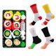 thumbnail image 1 of 4 pares de calcetines de sushi calcetines de media pantorrilla calcetines navideños de algodón - par de calcetines casuales conjunto con caja de regalo de Navidad, 1 of 6
