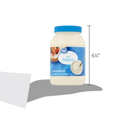 Great Value Light Mayonnaise, 30 fl oz