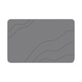 thumbnail image 2 of Stone Bath Mat, Quick Dry Non Slip Super Absorbent Diatomaceous Earth Bath Mat for Bathroom, Shower Floor and Door Entrance, Grey Bathroom Rug for Home Use, 16 X 24 Inch, 2 of 8
