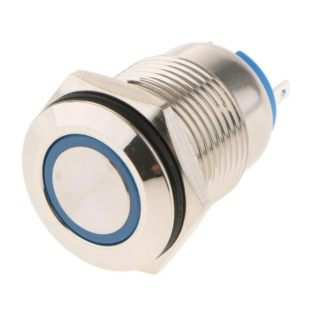 Luz De 16mm 12 V Ip67 Accesorio De Equipamiento Industrial Ensayo Eléctrico - Multicolor 2 Yotijar Luz indicadora del metal de 16m m 12V