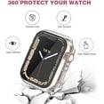 thumbnail image 4 of Southwit Compatible for Clear Apple Watch Band 45mm 44mm 42mm 41mm 40mm 38mm Ultra, Men Women Watch Band with Case Sport Jelly Transparent Strap for iWatch Series 8 7 6 5 4 3 2 1 SE, 4 of 5