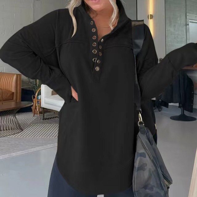 Chandails à Capuchon et Chandails zanvins Hauts pour Femmes Hiver Mode pour Femmes Action de Grâce Blouse à Manches Longues Imprimée Col Rond Haut Décontracté Chandail