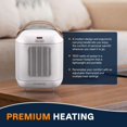 thumbnail image 2 of DeLonghi Capsule Ceramic Heater - White, 2 of 5