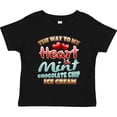 thumbnail image 3 of Inktastic Mint Chocolate Chip Ice Cream Lover Boys or Girls Toddler T-Shirt, 3 of 5