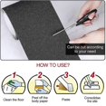 thumbnail image 5 of Adhesive Anti-slip Tape For Stairs, Friction, Abrasive15cm X 5m, Black, 5 of 5