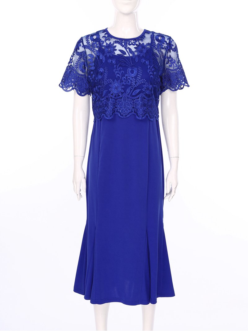 mother of the bride dresses plus size royal blue Ever-Pretty Inclusive Plus Size Flowing Ribbons Chiffon Floor Length Mother of the Bride Dress