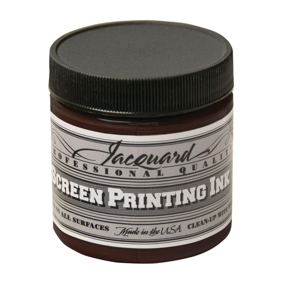 Jacquard Professional Screen Printing Ink, 4 oz., Brown