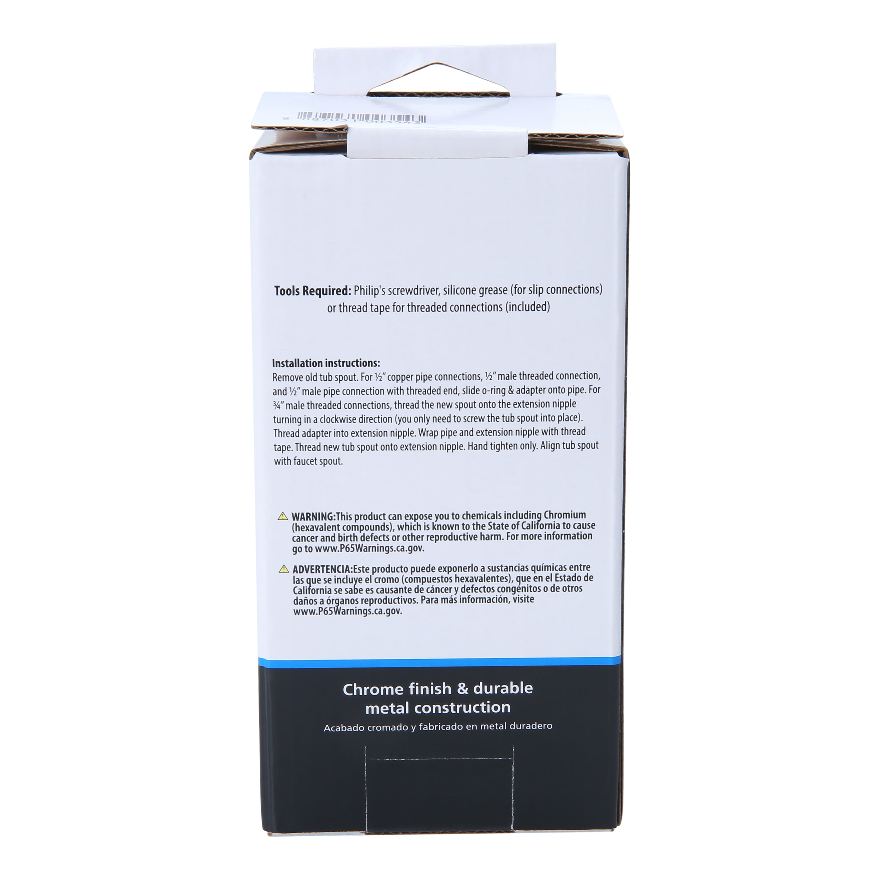 Mainstays Chrome Tub Spout