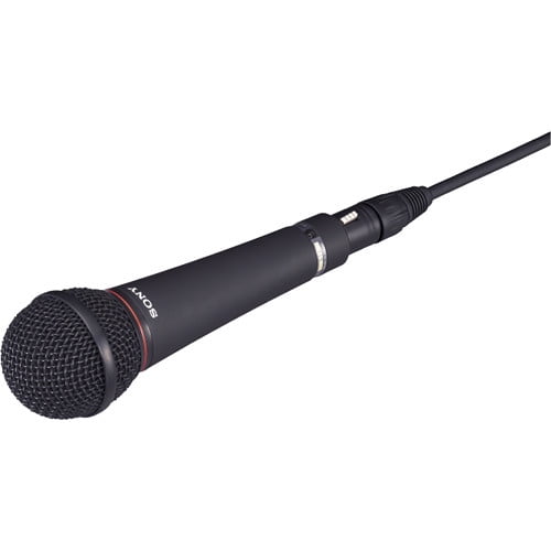 Sony F-780 Handheld Cardioid Dynamic Microphone | Rugged Metal Build, Tight Vocal Pickup Pattern & Low-Noise Performance | Ideal for Live Sound, Presentations & Events + XLR + Cable Ties + More