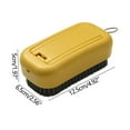 thumbnail image 2 of Agiferg Multifunctional Two-in-one Laundry Brush Plain Color Soft Hair Does Not Hurt Clothes Clothes Cleaning Brush Portable Folding Decontamination Shoe Brush, 2 of 2