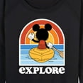 thumbnail image 3 of Mickey & Friends - Mickey Kayak Explore - Women's Lightweight French Terry Long Sleeve Shirt, 3 of 5