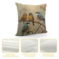 thumbnail image 4 of HENGT  Decorative Pillows for Couch Oil Painting Birds Cushion Pillow Cover Colorful Cute Birds Outdoor Square Pillow Cushion Cases Pillow Case Farmhouse Rustic Cushion Case for Sofa Couch, 4 of 5