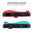 thumbnail image 2 of Nintendo Switch Gel Guards, TJS Joy-Con Gel Guards with Thumb Grip Caps, Protective Skin Anti-Slip Lightweight Comfort for Nintendo Switch - Red (left) & Blue(right), 2 of 5