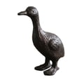 thumbnail image 2 of Vintage Iron Duck Figurines Set | Bronze Metal Duck Statues for Home Garden Yard Decor | Small Indoor Outdoor Rustic Animal Sculpture Ornaments, 2 of 6