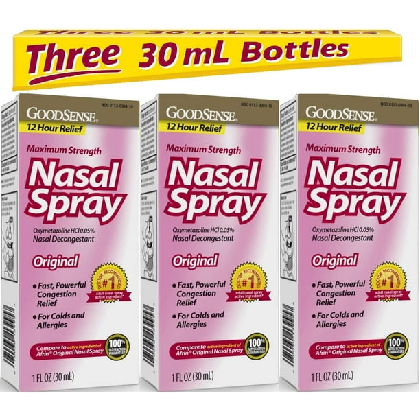 Goodsense Original Maximum Strength 12 Hour Nasal Congestion Relief