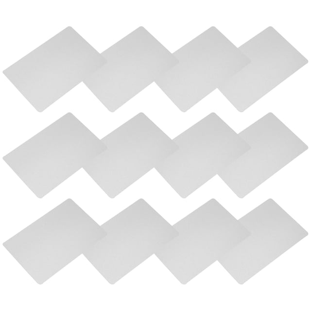 unbranded 50Ud Tarjetas De Metal Plata Para Negocios Con Trabajo Manual Detallado Y Duradero