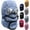 Blue, variant on Winter Thermal Hat with Glasses Winter Pilot Hat Trapper Hats with Removeable Mask for Men Women