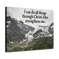 thumbnail image 4 of Scripture Canvas Christ Strenthens Me Philippians 4:13 Christian Wall Art Bible Verse Print Ready to Hang, 4 of 15