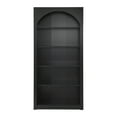 thumbnail image 4 of CorLiving Caldwell Engineered Wood Arched Top Adult Bookcase with 5 Shelves, 4 of 8