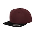 thumbnail image 1 of Yupoong Mens The Classic Premium Snapback 2-Tone Cap, 1 of 2