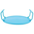 thumbnail image 2 of Qiilu Multifunctional Plastic Microwave Oven Heating Layered Steaming Rack Cooking Tray Rack, Plastic Tray Rack,Plastic Steaming Rack, 2 of 8