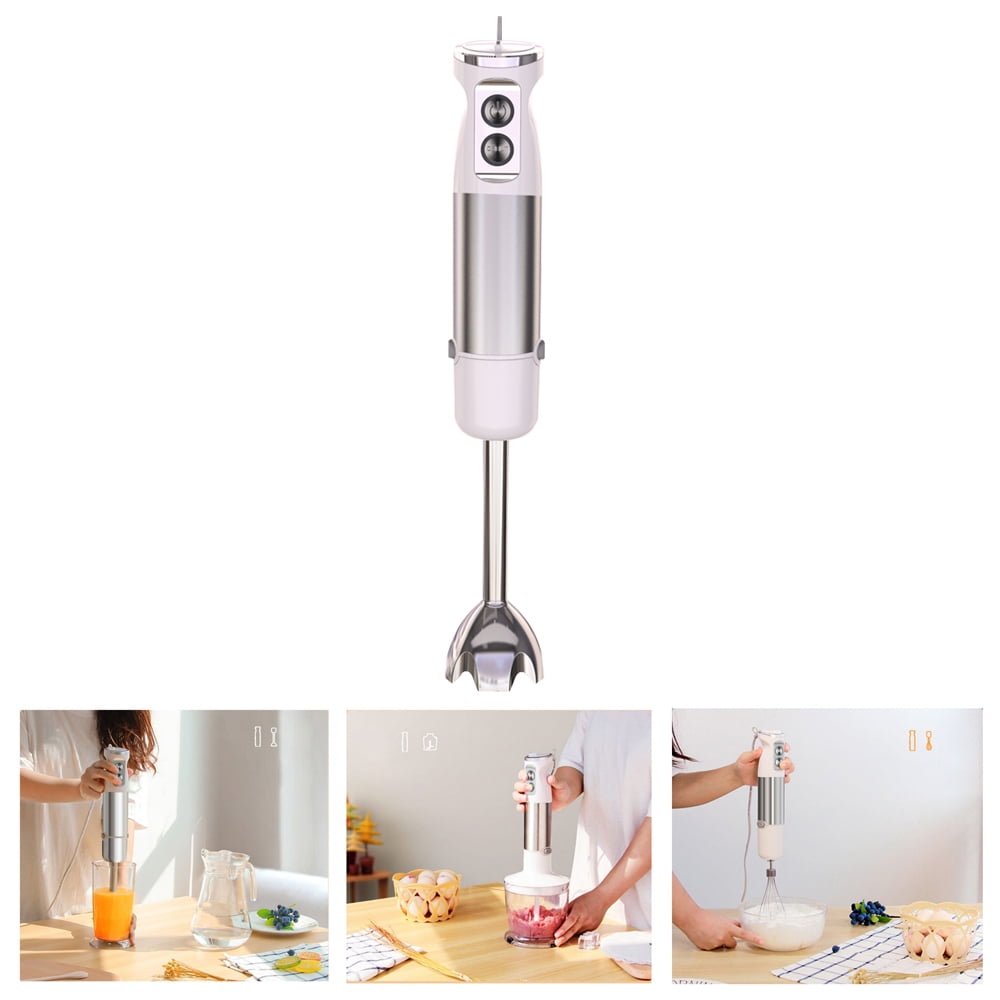 Aibecy Multifunctional hand-held cooking stick baby food supplement machine  household small electric mixer meat grinder cooking machine 5 in 1 ( Plug)  