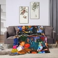 thumbnail image 6 of Blanket Adam Actors Sandler Throw Flannel Blankets Warm Soft Cozy Fuzzy Blanket for Bed Sofa Couch Camping Travel Gift Blankets for All Seasons 60""x50"", Black, 6 of 6