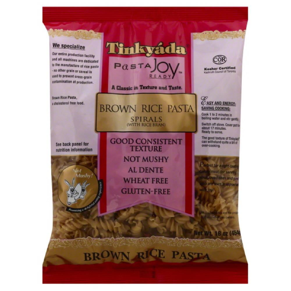 Tinkyada brown rice pasta spirals, 16 oz, (pack of 12)