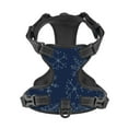 thumbnail image 4 of Picia Snowflake Dark Blue No-Pull Dog Harness Reflective Front Clip Vest with Handle,Step-in Air Dog Harness,Adjustable 2 Metal Rings 4 Buckles,Easy to Put on & Take Off X-Large, 4 of 9