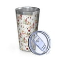 thumbnail image 2 of 16oz Tumblers White Christmas Gnome Pattern Stainless Steel Vacuum Insulated Double Wall Travel Tumbler Cups Mug with Lid and Straw,Cleaning Brush for Coffee,Tea, 2 of 4