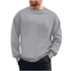 thumbnail image 2 of pstuiky camisa de manga larga para hombre, Sudadera básica de cuello redondo y manga larga informal de color liso para hombre. Camiseta/camiseta de cuello redondo y manga larga. xxl, 2 of 8
