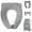 Gray, variant on Baby Proof Me Essentials Kids/Toddler Toilet Seat Cover – Gray Foldable Travel Potty Seat with Splash Guard and Storage Bag