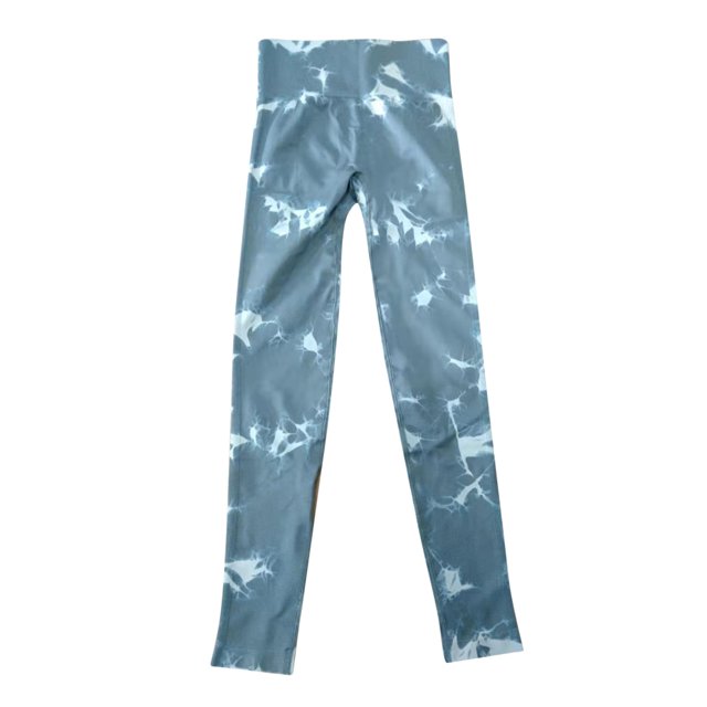 Gibobby Yoga pants mujer Nuevo Pantalones de Yoga teñidos con sin costuras, pantalones ajustados de cintura alta para Fitness, mallas para correr pa(Gris,CH)