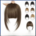 thumbnail image 4 of Peluca con flequillo estilo cabello femenino frente natural tejido a mano cabello invisible sin costuras peluca Silk Air, 4 of 4