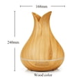 thumbnail image 2 of Humidificador humidificador de grano de madera, máquina de incienso, gran cantidad de niebla, silencioso, apagado automático, humidificador antisecado (grano de madera profundo) JM, 2 of 5