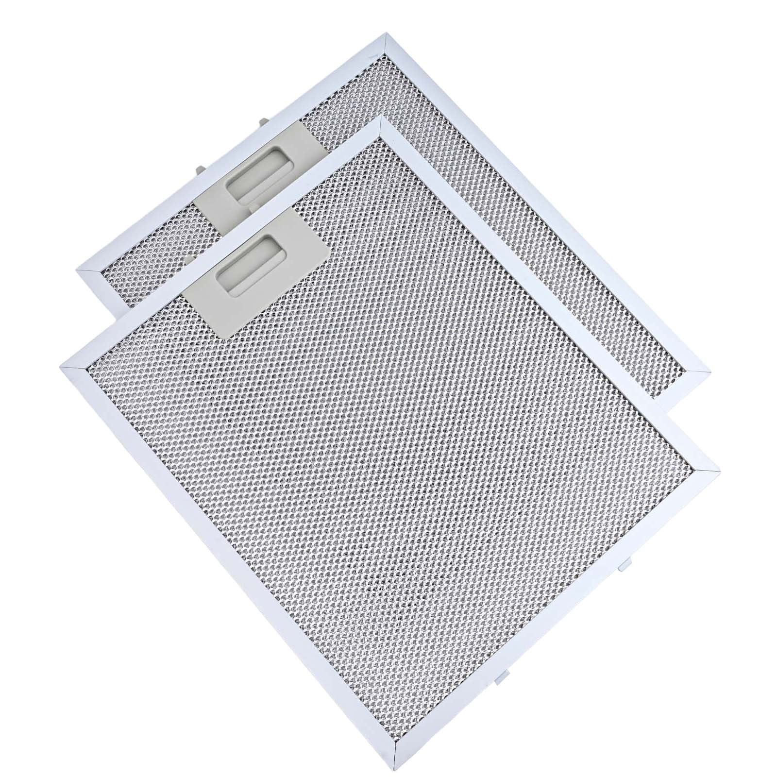 Wodtesl 2Pcs Grease Filter Cooker Hood Filters Metal Mesh Extractor Vent Filter Aluminized Grease 300 X 250mm Kitchen Range Hood Filters