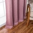 thumbnail image 3 of Aurora Home Golden Enchanted Unicorn Blackout Curtains Mauve - 84, 3 of 5