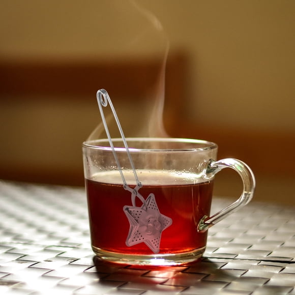CRAFTHROU 2Ud Colador De Té Acero Inoxidable Con Forma De Y Mango Plata Para