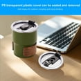 thumbnail image 4 of Litrail 304 Food Grade Stainless Steel Camping Cup 300mL - Green with Solid Wood Sleeve & Leak-Proof Lid - Multi-Purpose for Coffee, Cold Drinks & Beer - Lightweight Outdoor Mug, 4 of 6