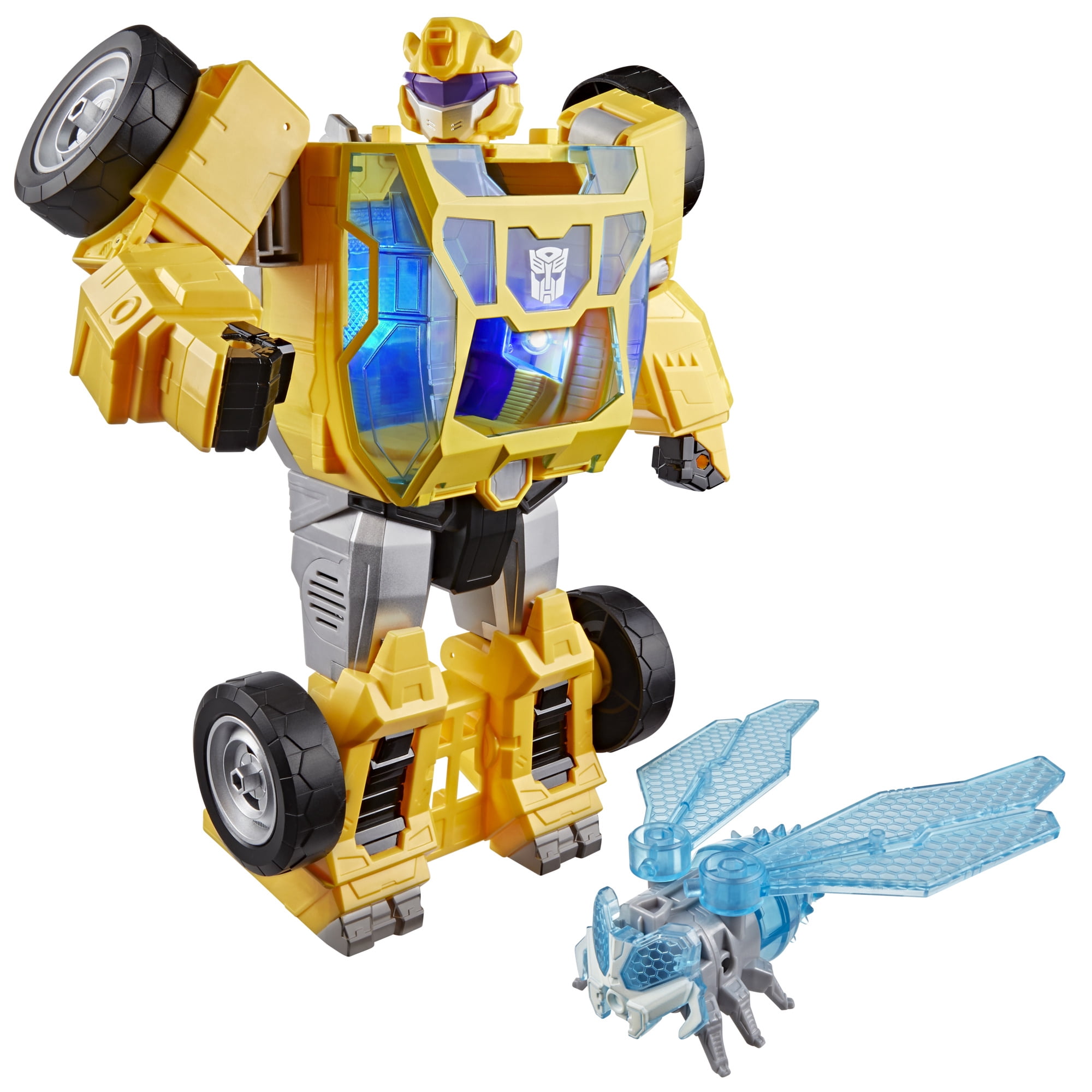 Transformers Toys CYBERWORLD Bumblebee Power Spark Energon Surge, Lights and Sounds, Birthday Gifts for Kids, Ages 6+