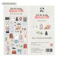 Etiqueta Engomada De Los Efectos De Escritorio Adhesivo de papelería Adhesivo de bricolaje bonito Decoración Art Life Series (encuentra la belleza)