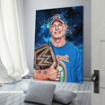 thumbnail image 3 of John Cena Poster, Canvas Wall Hanging Art Painting, Artwork Print for Home Decor Bedroom Living Room Dorm, Frame, 3 of 8