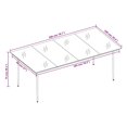 thumbnail image 3 of vidaXL 7 Piece Garden Dining Set with Cushions Black, 3 of 3