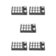 thumbnail image 1 of Bearachild USB Mini 12-Key Mechanical Keyboard Programmable White Keys Drive No Needed Type2 NO2, 1 of 1