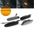 thumbnail image 2 of 2pcs Car Sequential Dynamic Side Marker Lamp Turn Signal Light For BMW 3 Series E46 Coupe Sedan Touring 1999-2001, 2 of 7