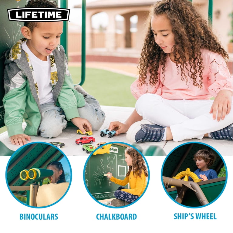 Lifetime Big Stuff Adventure Swing Set with Spider Swing (91079