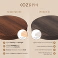 thumbnail image 4 of Mesa Auxiliar Pequeña con Base de Metal COZAYH Color Espresso Claro, 4 of 9